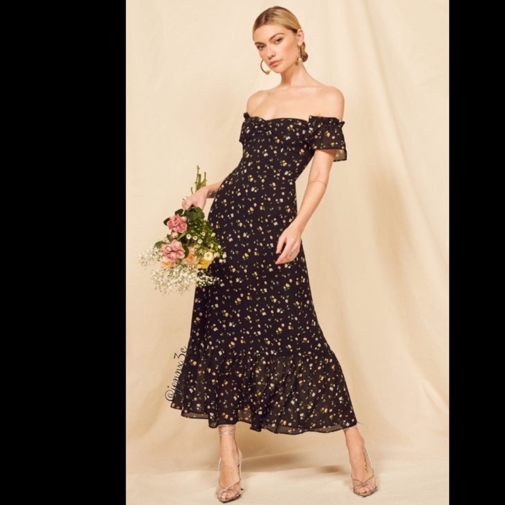 Reformation Butterfly dress Venezia, like new, sz8